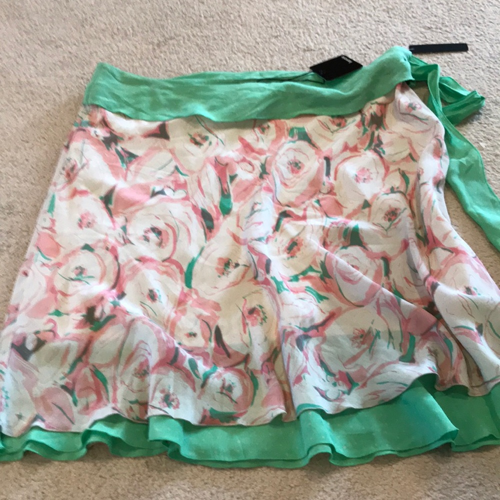 Kenzie silk skirt